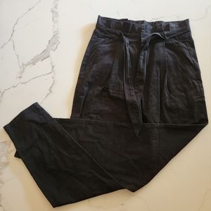JustFab black work pants